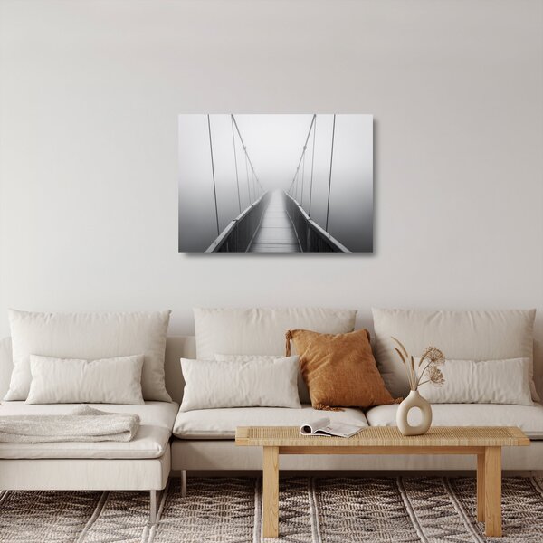 Kép - Híd az ismeretlenbe (üvegen) (70x50 cm)