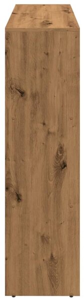 3 szintes kézműves fa elválasztó könyvespolc 137,5x29x103,5 cm