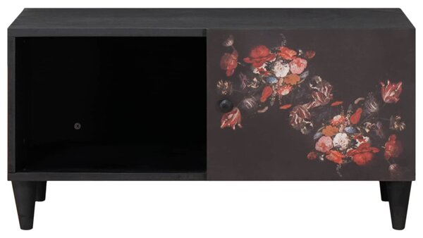 Dohányzóasztal Sokszínű 80 x 50 x 40 cm Tömör Mangófát