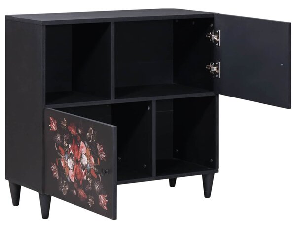 Tároló szekrények Sokszínű 80 x 33,5 x 75 cm Tömör Mangófát