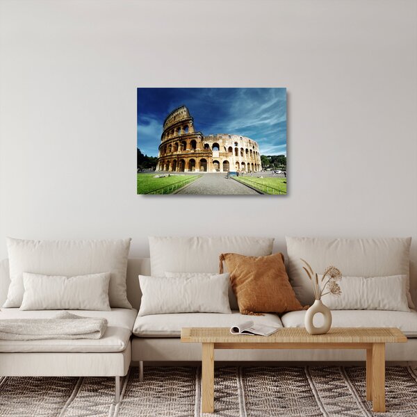 Kép - Colosseum Rómában, Olaszországban (üvegen) (70x50 cm)