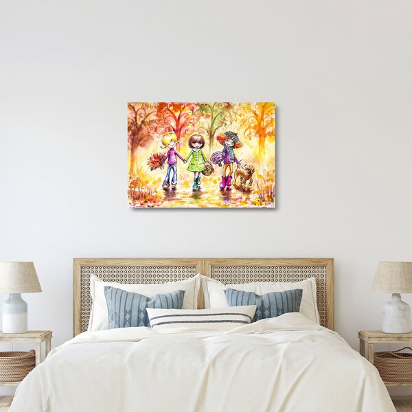 Kép - barátság (üvegen) (70x50 cm)