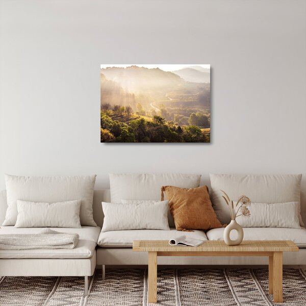 Kép - napkelte (üvegen) (70x50 cm)
