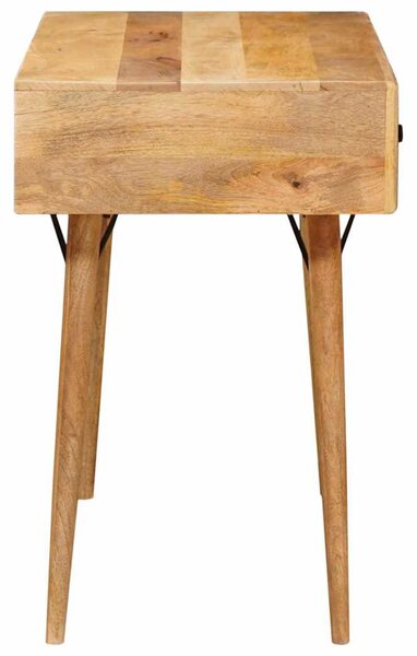 Íróasztal fiókkal Barna 110 x 55 x 76 cm Tömör Mangófát