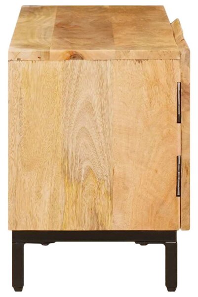 Tároló szekrények ajtóval Barna 110 x 30 x 40 cm Tömör Mangófát