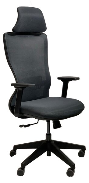 ARYA10 sötétkék fejtámlás irodai szék