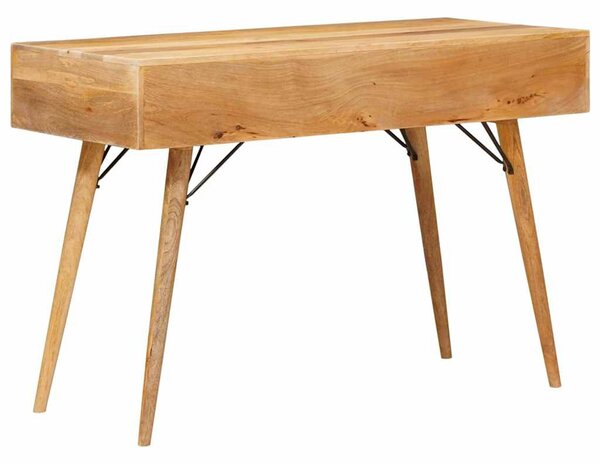 Íróasztal fiókkal Barna 110 x 55 x 76 cm Tömör Mangófát