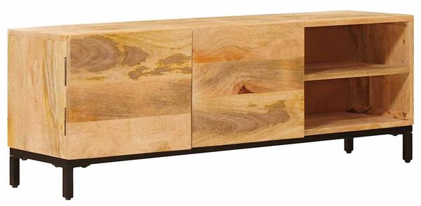 Tároló szekrények ajtóval Barna 110 x 30 x 40 cm Tömör Mangófát