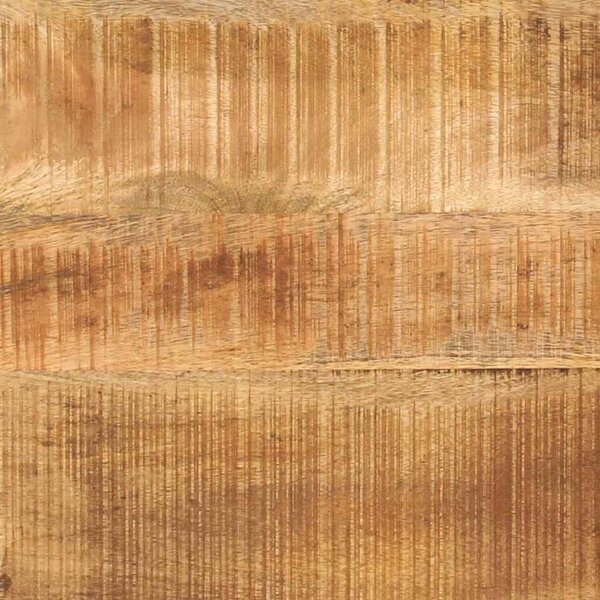 Dohányzóasztal Barna és fekete 110 x 55 x 35 cm Tömör Mangófát