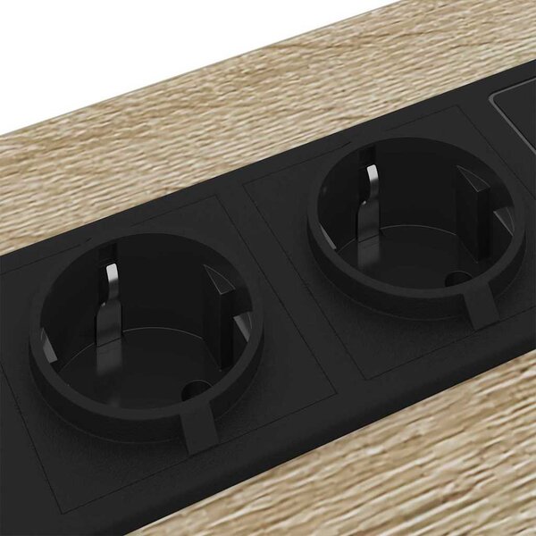 Éjjeliszekrény 2 pcs Sonoma tölgy 40 x 31 x 60 cm Faanyag