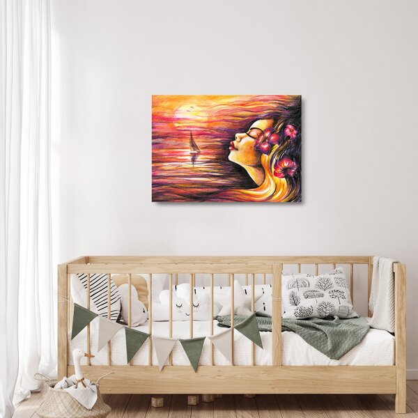Kép - Nyári emlékek (üvegen) (70x50 cm)