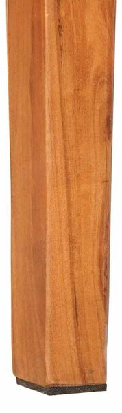 Konzolasztal fiókkal Barna 110 x 30 x 80 cm Tömör Akácfa
