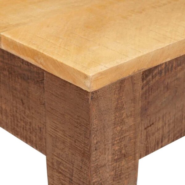Dohányzóasztal fiókkal Barna 110 x 55 x 40 cm Tömör Mangófát