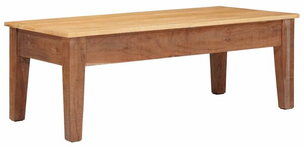 Dohányzóasztal fiókkal Barna 110 x 55 x 40 cm Tömör Mangófát
