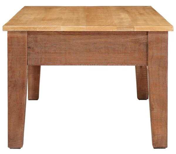 Dohányzóasztal fiókkal Barna 110 x 55 x 40 cm Tömör Mangófát