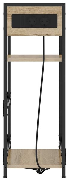 Éjjeliszekrény Sonoma tölgy 40 x 27 x 76 cm Szerelt Fa