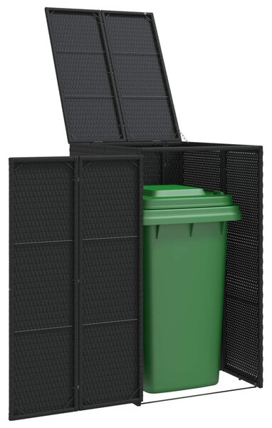 Kuka Doboz Fekete 65 x 80 x 115 cm Polietilén