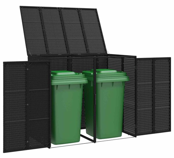Kuka Doboz 2 pcs Fekete 65 x 80 x 115 cm Polietilén