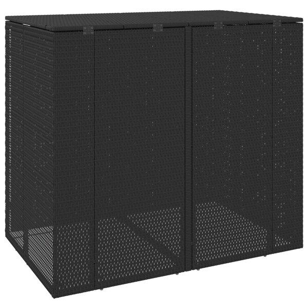 Kuka Doboz 2 pcs Fekete 65 x 80 x 115 cm Polietilén