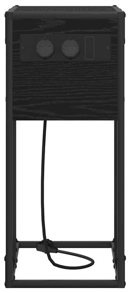 Éjjeliszekrény Fekete tölgy 41,5 x 26 x 60,5 cm Faanyag