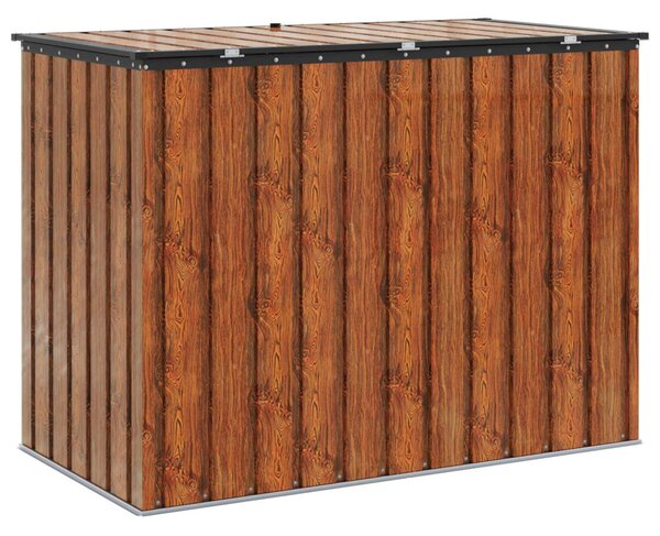 Kerti Tároló Doboz Barna 151,5 x 82 x 110,5 cm Acél