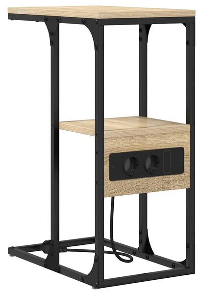 Éjjeliszekrény fiókkal sonoma tölgy 41.5 x 26 x 60.5 cm Faanyag
