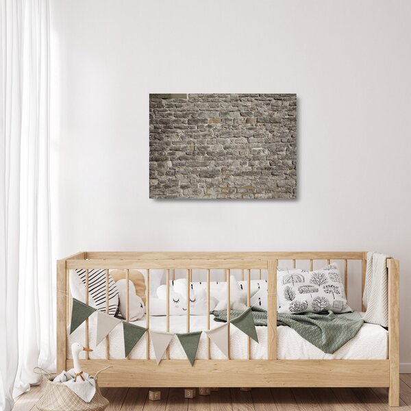 Egy téglafal képe (üvegen) (70x50 cm)