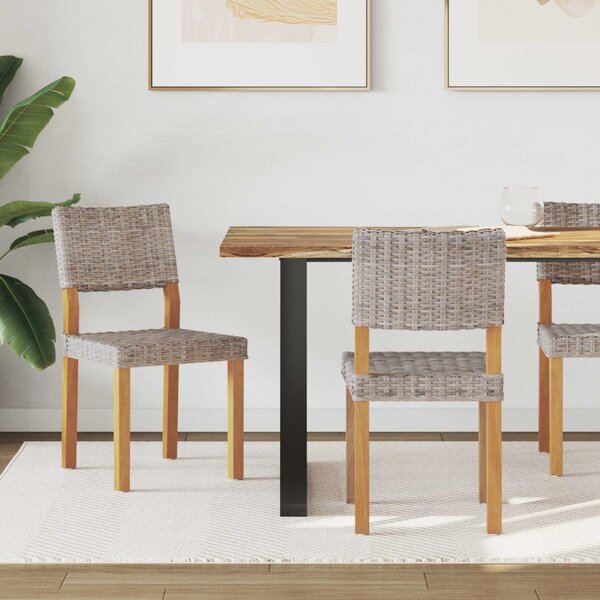 Étkezőszék 2 pcs Kubu Szürke 46 x 55 x 84 cm Kubu rattán