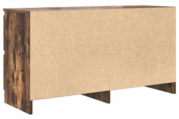 Füstös tölgy színű szerelt fa TV-szekrény 100x35x54 cm