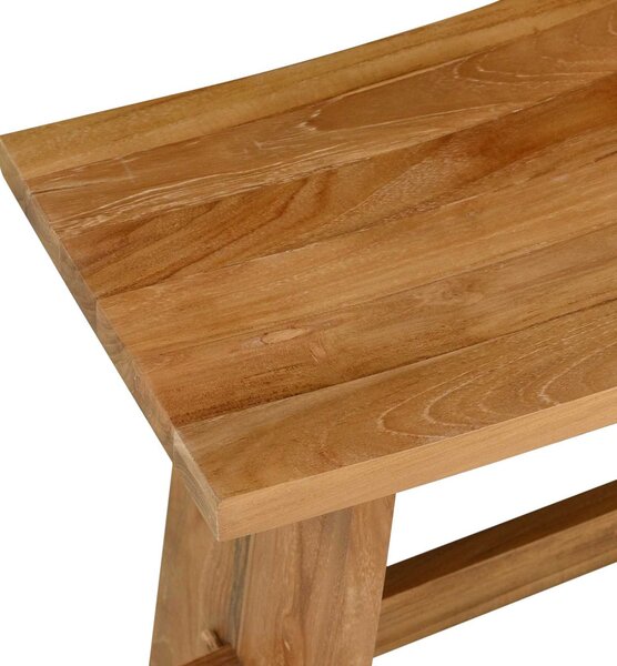 Fürdőszobai szék Barna 50 x 29,5 x 50,5 cm Tömör Teakfa