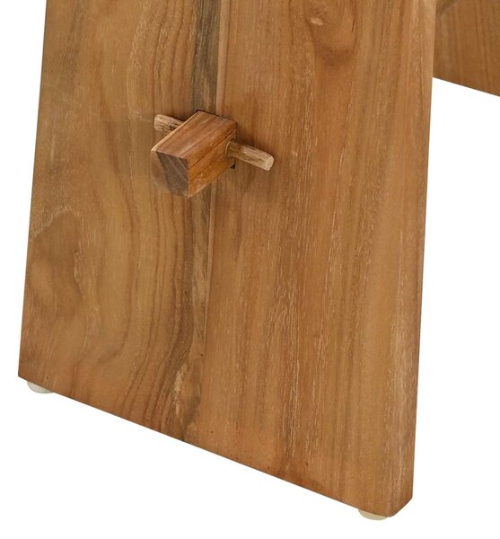 Fürdőszobai szék Barna 50 x 29,5 x 50,5 cm Tömör Teakfa