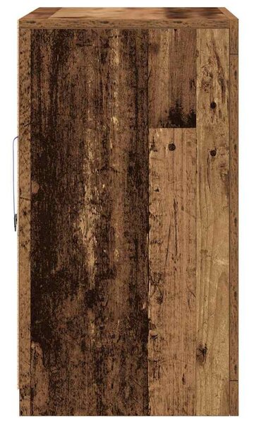 Oldalsó szekrény 2 pcs Régi fa 41 x 37 x 67 cm Faanyag