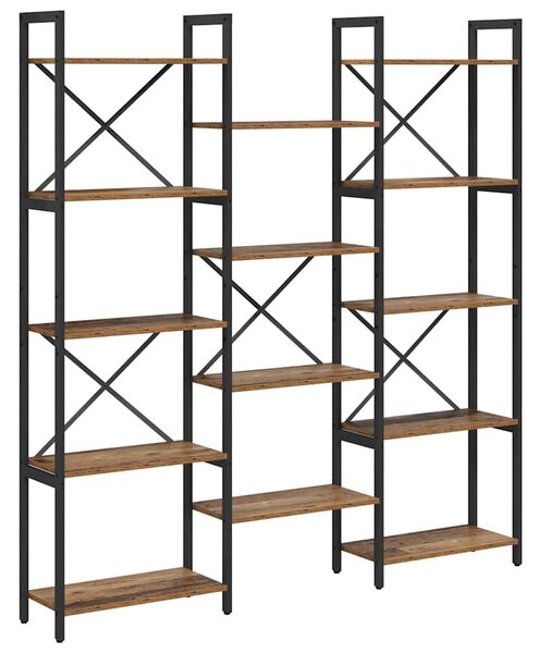 Könyvespolc Régi fa 156 x 25 x 167.5 cm Faanyag