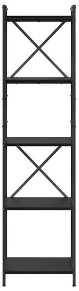 Könyvszekrény Musta tammi 40 x 30 x 153 cm Faanyag