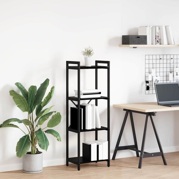 Könyvespolc 40 x 30 x 119 cm Szerelt Fa Fekete tölgy