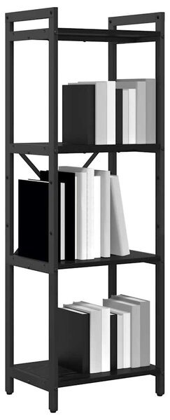 Könyvespolc 40 x 30 x 119 cm Szerelt Fa Fekete tölgy