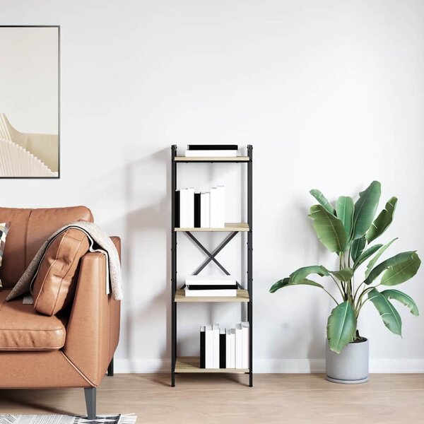 Könyvszekrény sonoma tölgy 40 x 30 x 118 cm Faanyag