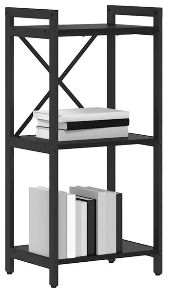 Könyvespolc 40 x 30 x 85 cm Szerelt Fa Fekete tölgy