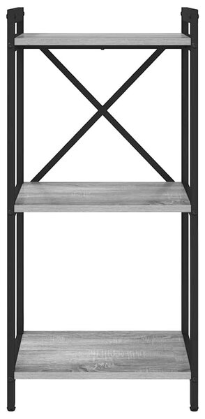 Könyvespolc Szürke sonoma 40 x 30 x 85 cm Faanyag