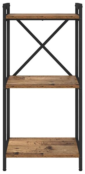 Könyvespolc Régi fa 40 x 30 x 85 cm Faanyag