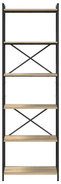 Könyvespolc Sonoma tölgy 60 x 30 x 189,5 cm Faanyag