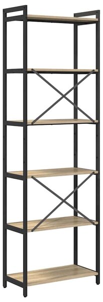 Könyvespolc Sonoma tölgy 60 x 30 x 189,5 cm Faanyag