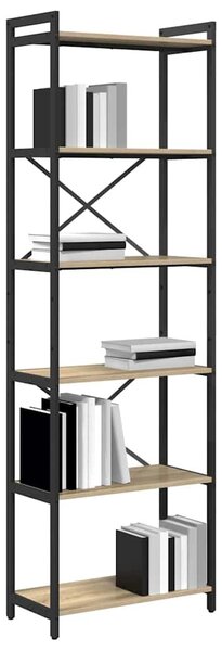 Könyvespolc Sonoma tölgy 60 x 30 x 189,5 cm Faanyag