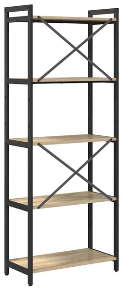 Könyvszekrény sonoma tölgy 60 x 30 x 153 cm Faanyag
