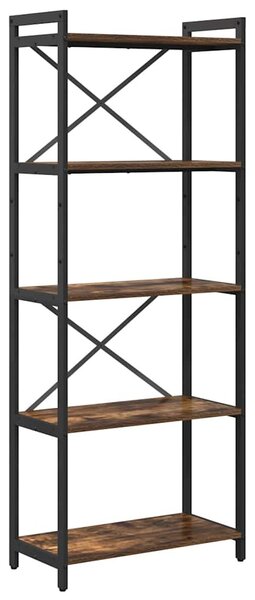 Könyvszekrény Füstölt tölgy 60 x 30 x 153 cm Faanyag