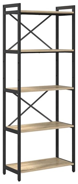 Könyvszekrény sonoma tölgy 60 x 30 x 153 cm Faanyag