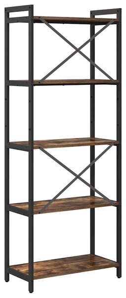 Könyvszekrény Füstölt tölgy 60 x 30 x 153 cm Faanyag