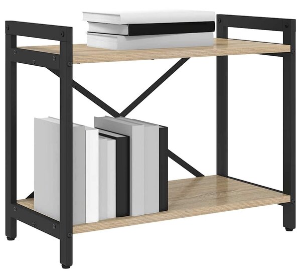 Könyvszekrény sonoma tölgy 60 x 30 x 48.5 cm Faanyag