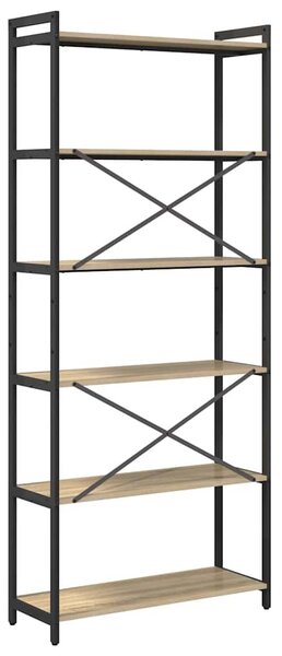 Könyvespolc Sonoma tölgy 80 x 30 x 189,5 cm Faanyag