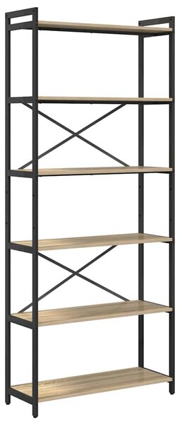 Könyvespolc Sonoma tölgy 80 x 30 x 189,5 cm Faanyag